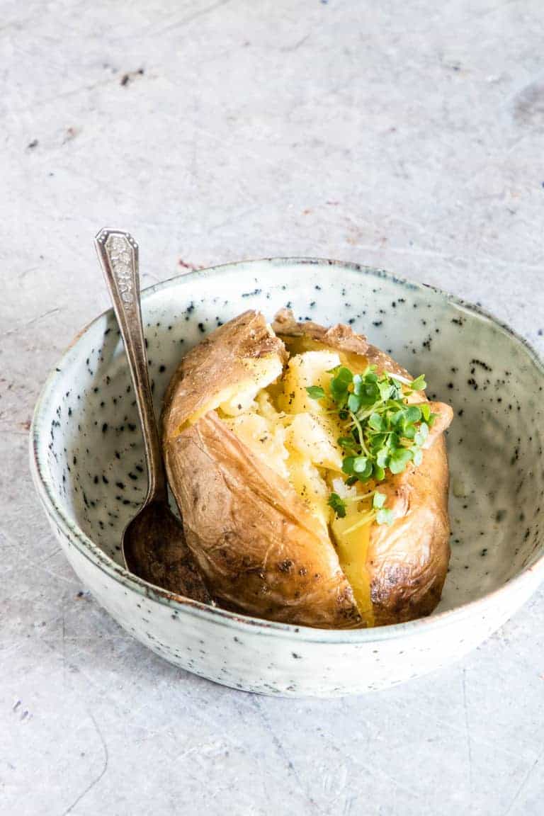 Perfect Instant Pot Baked Potatoes + Tutorial {Gluten-free, Vegan}