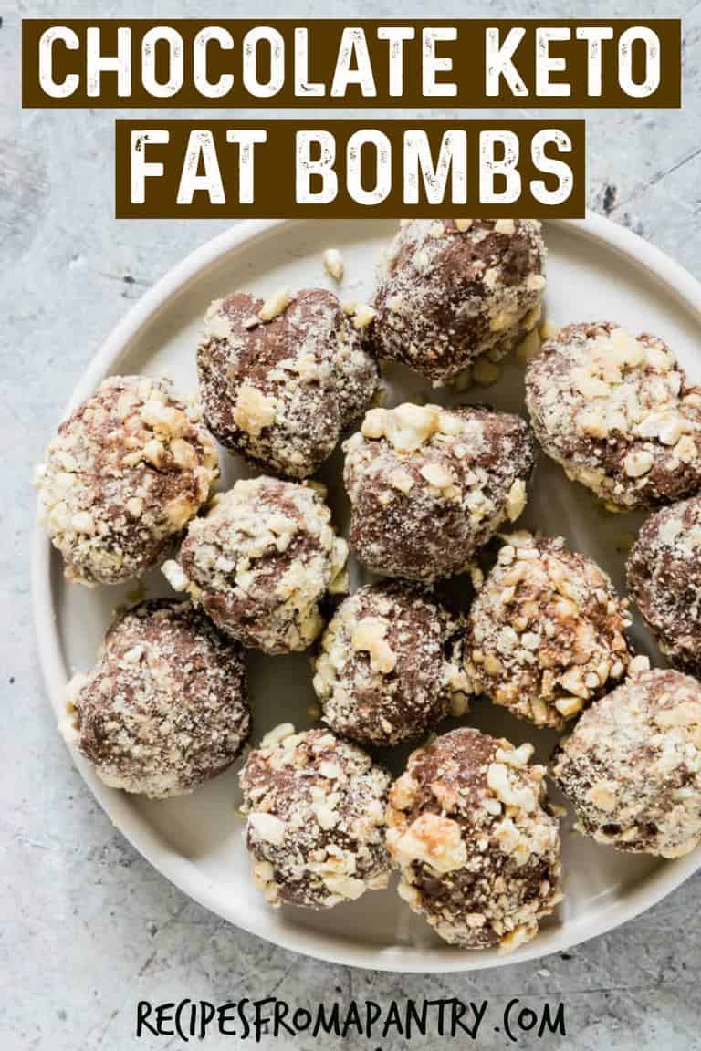 Keto Fat Bomb Recipe - Chocolate Fat Bomb {Gluten Free, Vegan, Low Carb ...