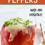 INSTANT POT STUFFED PEPPERS