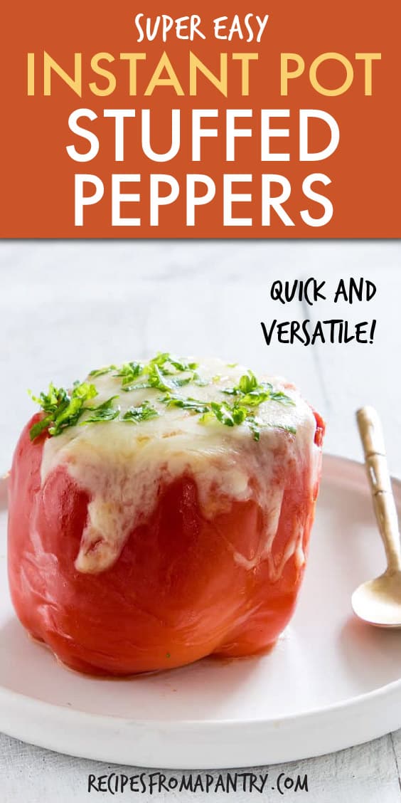 INSTANT POT STUFFED PEPPERS