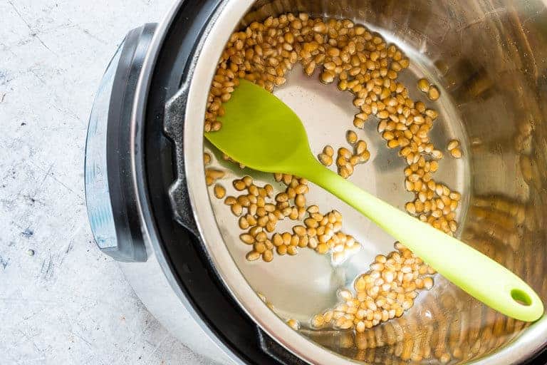 instant pot popcorn kernels in instant pot
