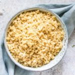 A bowl of instant pot quinoa
