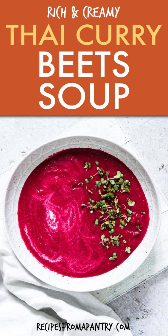 THAI CURRY BEETS SOUP