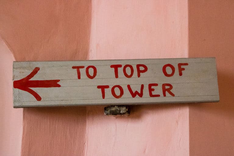 tower sign