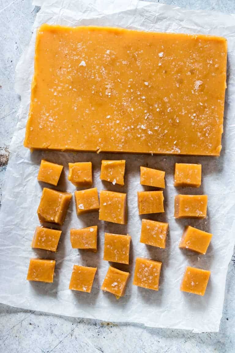 Pumpkin Salted Caramels + Tutorial {Gluten-free}