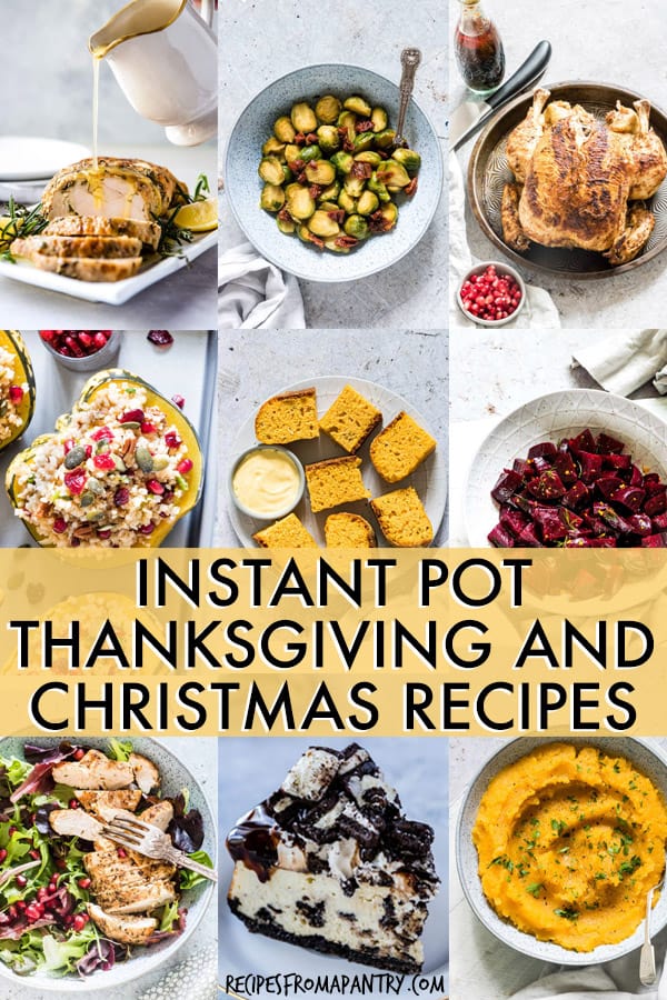 instant pot christmas and thanksgiving recipes
