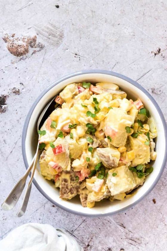 Red Skin Potato Salad - Recipes From A Pantry