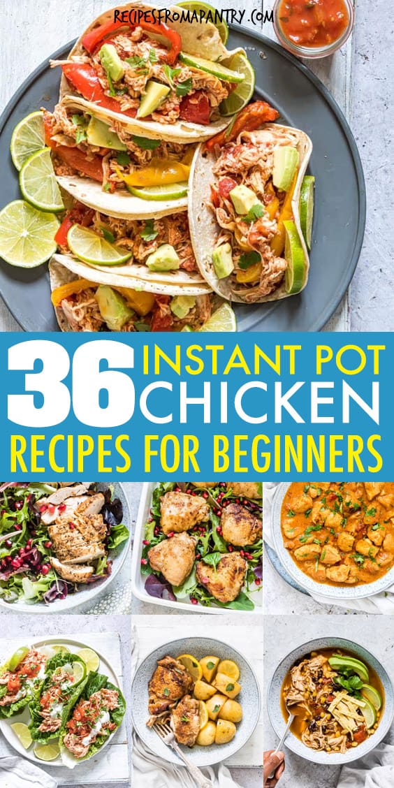 INSTANT POT CHICKEN RECIPES FOR BEGINNERS