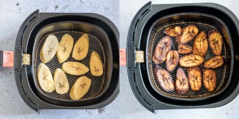 making fried plantains in the air fryer