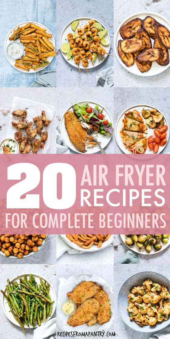 air fryer recipes for complete beginners