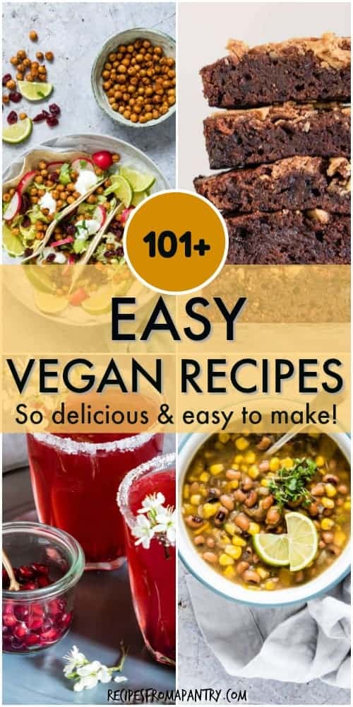 101+ Easy Vegan Recipes