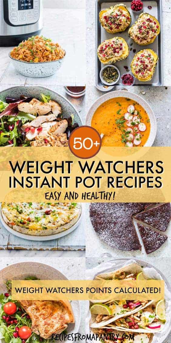 weight watchers instant pot recipes collage
