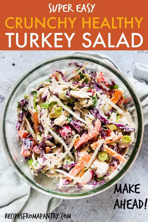 crunchy healthy turkey salad