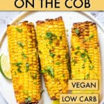Air fryer mexican corn on the cob