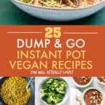 25 dump and go vegan instant pot recipes