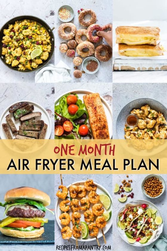 Air Fryer Meal Plan Recipes From A Pantry