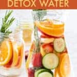 Fruit infused detox water recipes