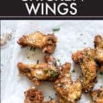 LOW CARB CHICKEN WINGS on a table