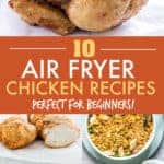 air fryer chicken recipes collage