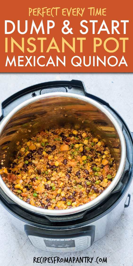 Dump and Start Instant Pot Mexican Quinoa - Recipes From A Pantry