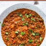 instant pot mexican lentil soup