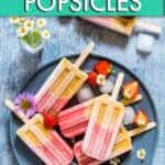 weight watchers peach strawberry popsicles