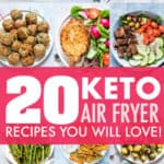 20 air fryer keto recipes