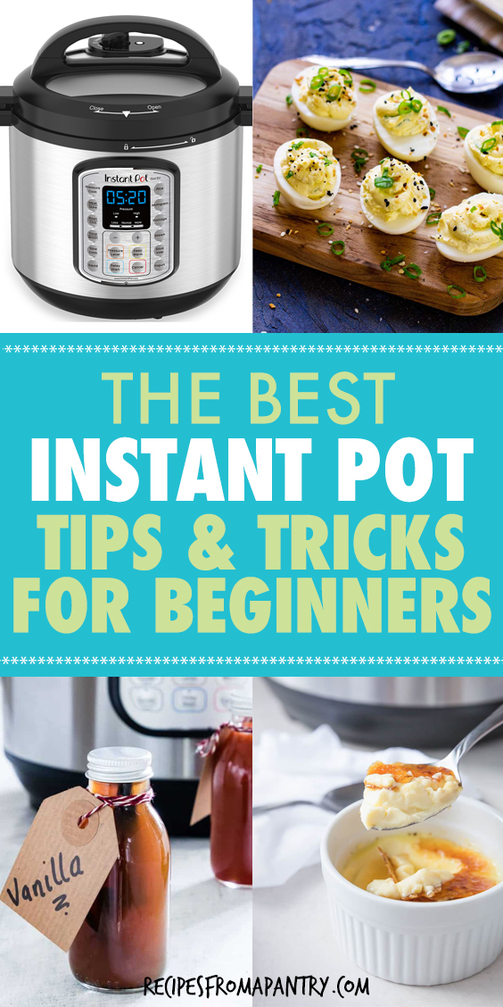 A COLLAGE OF INSTANT POT PICTURES