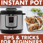 A COLLAGE OF FOOD IN INSTANT POTS