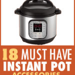 This is a pinterest pin linking to the instant pot accessories page