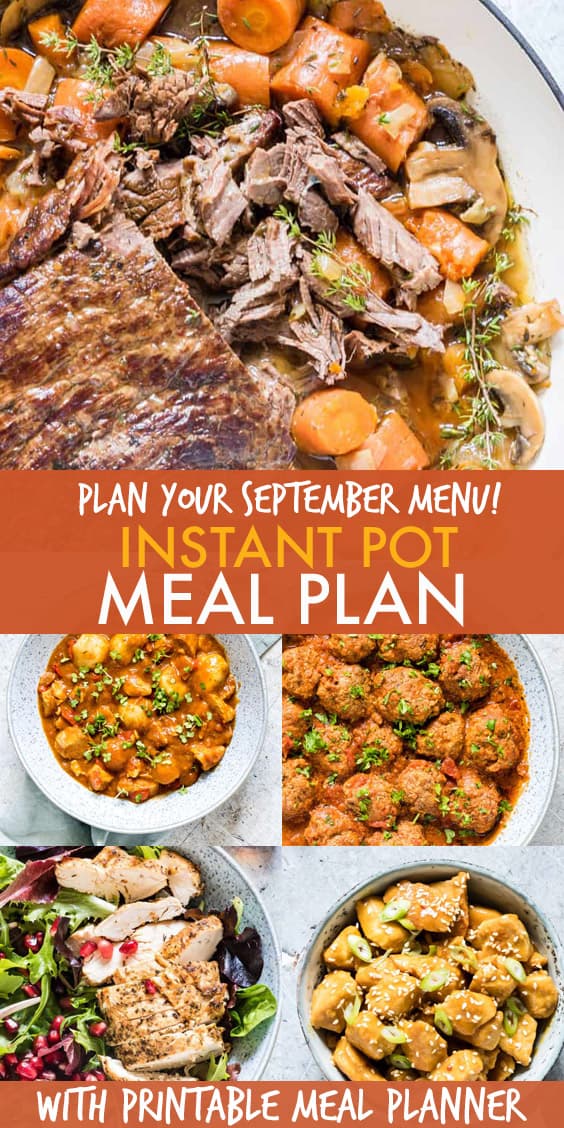 September Instant Pot Meal Plan | Recipes From A Pantry
