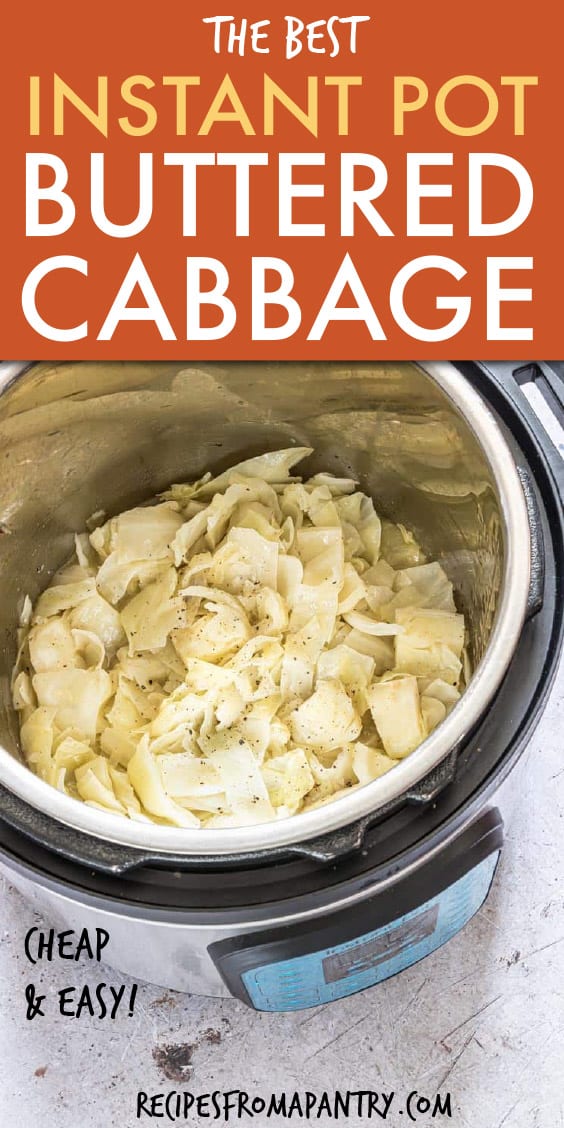 instant pot buttered cabbage
