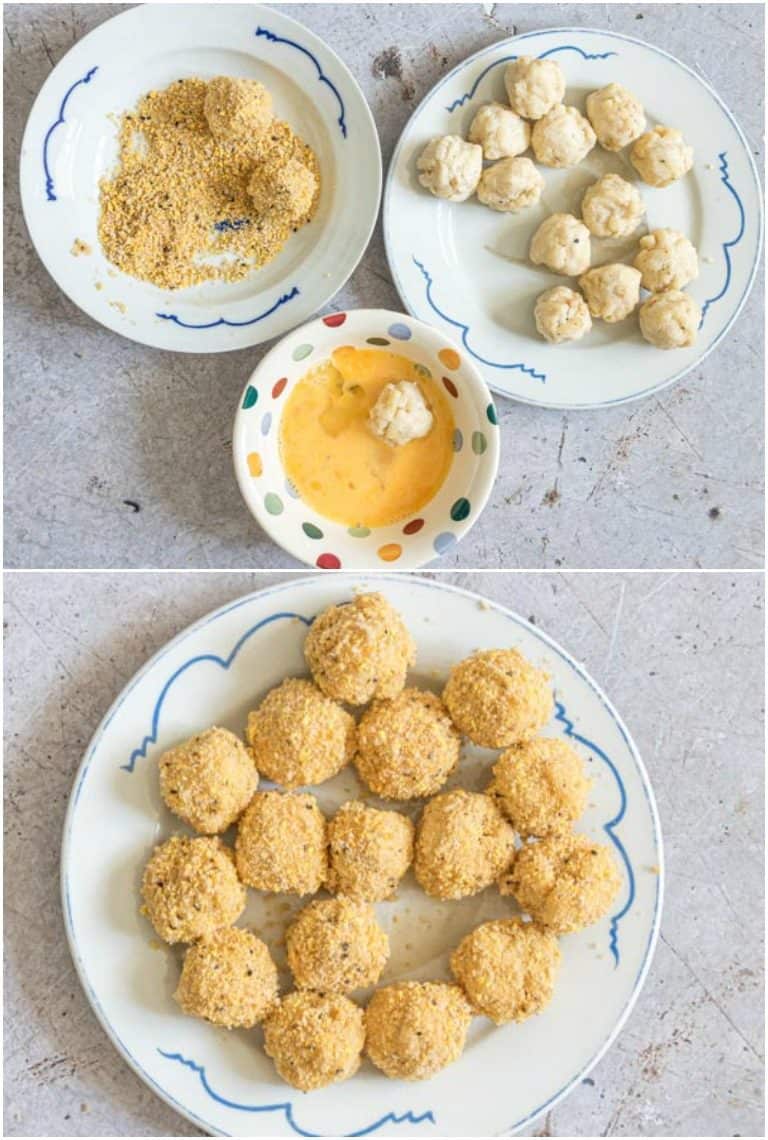 fried mac and cheese balls air fryer