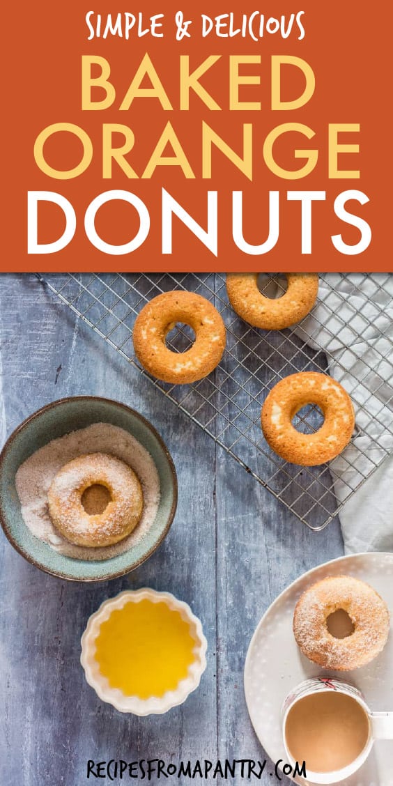 Baked Orange Donuts With Cinnamon Sugar Recipes From A Pantry