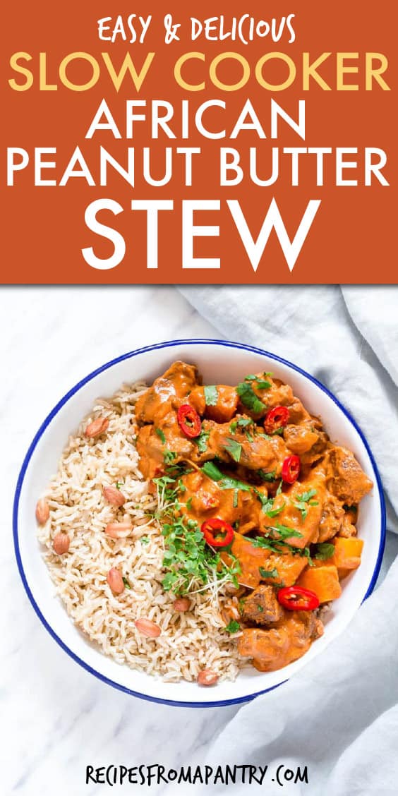 slow cooker african peanut stew