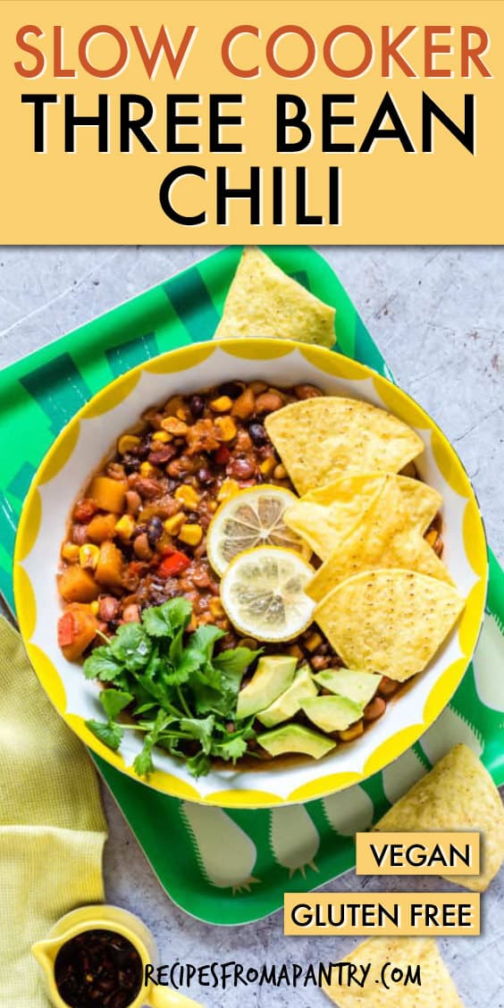 slow cooker 3 bean chili