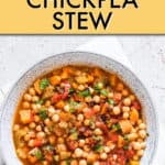 INSTANT POT MOROCCAN CHICKPEA STEW