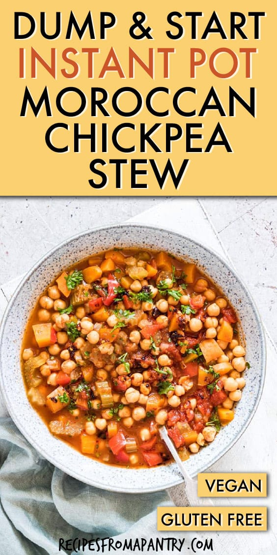 INSTANT POT MOROCCAN CHICKPEA STEW