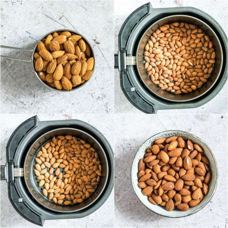 Air Fryer Roasted Almonds - Soulfully Made