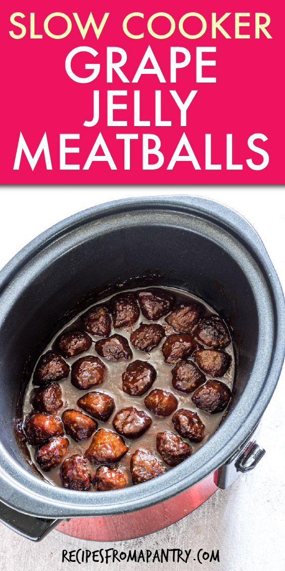 grape jelly meatballs in a crock pot