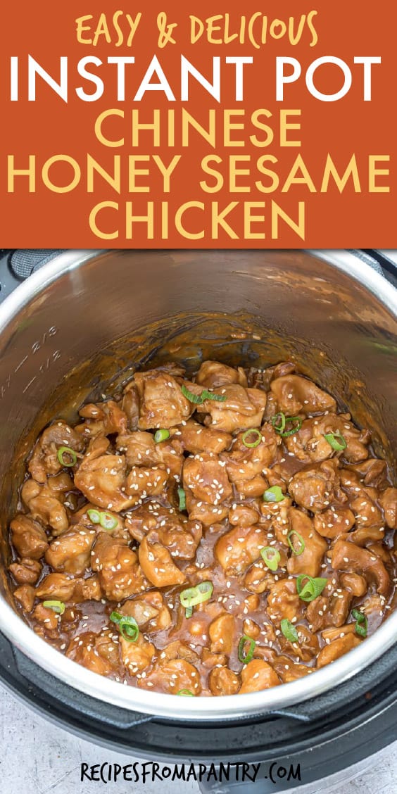 Instant Pot Sesame Chicken - Recipes From A Pantry