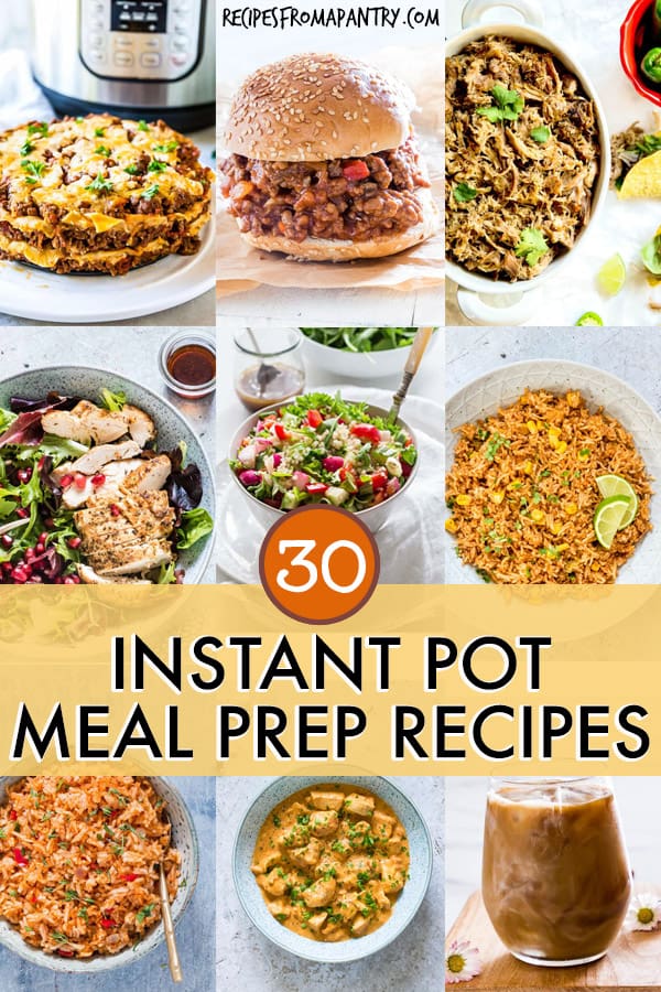 Instant Pot Honey Garlic Chicken Meal Prep Bowls - Project Meal Plan