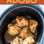 CHICKEN ADOBO IN A SLOW COOKER