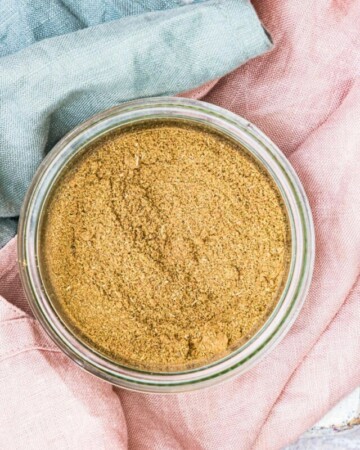 Close up of homemade poultry seasoning
