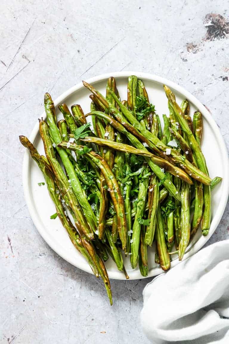 Easy Air Fryer Green Beans Gf Lc V K W30 Recipes From A Pantry