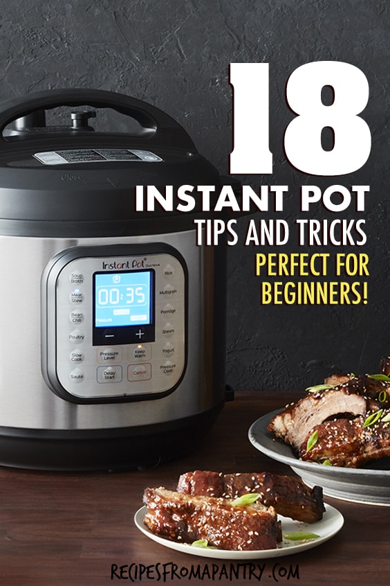 Instant pot tips and tricks
