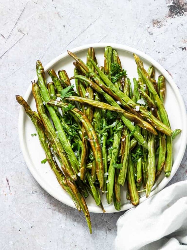 Easy Air Fryer Green Beans Story - Recipes From A Pantry
