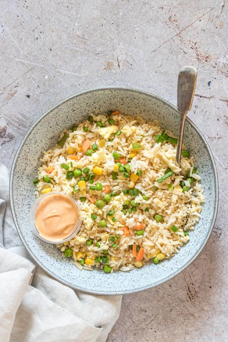 Easy Instant Pot Hibachi Fried Rice + Video