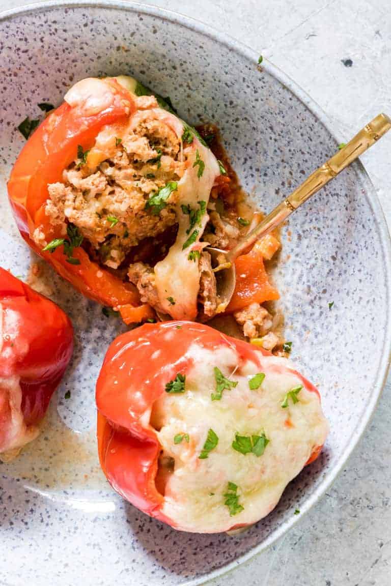 Instant Pot Stuffed Peppers - Recipes From A Pantry