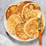 Looking for the perfect keto pancakes? You’ve found them in this light and fluffy ketogenic pancakes recipe made with cream cheese, almond flour, eggs, vanilla, and nutmeg. Also a gluten free pancakes recipe. #keto #ketodiet #ketorecipes #ketopancakes #ketogenicpancakes #glutenfree